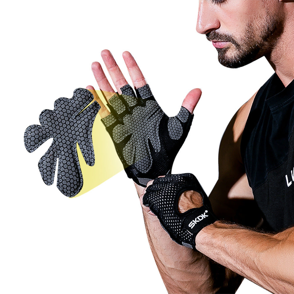 Half Finger Weightlifting Gym Gloves