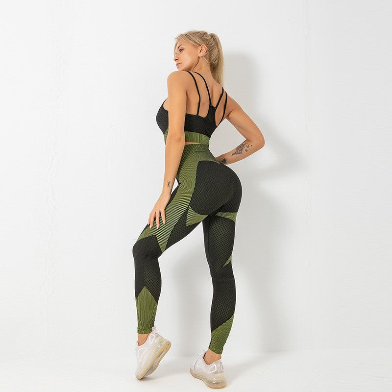 Women's Tops and Bottom Yoga Clothing Set