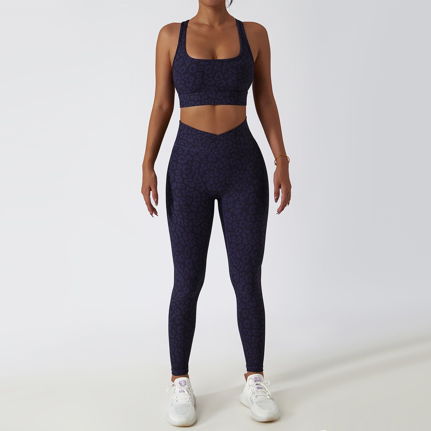 Women's Top and Bottom Yoga Clothing Set