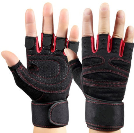 Half Finger Weightlifting Gym Gloves