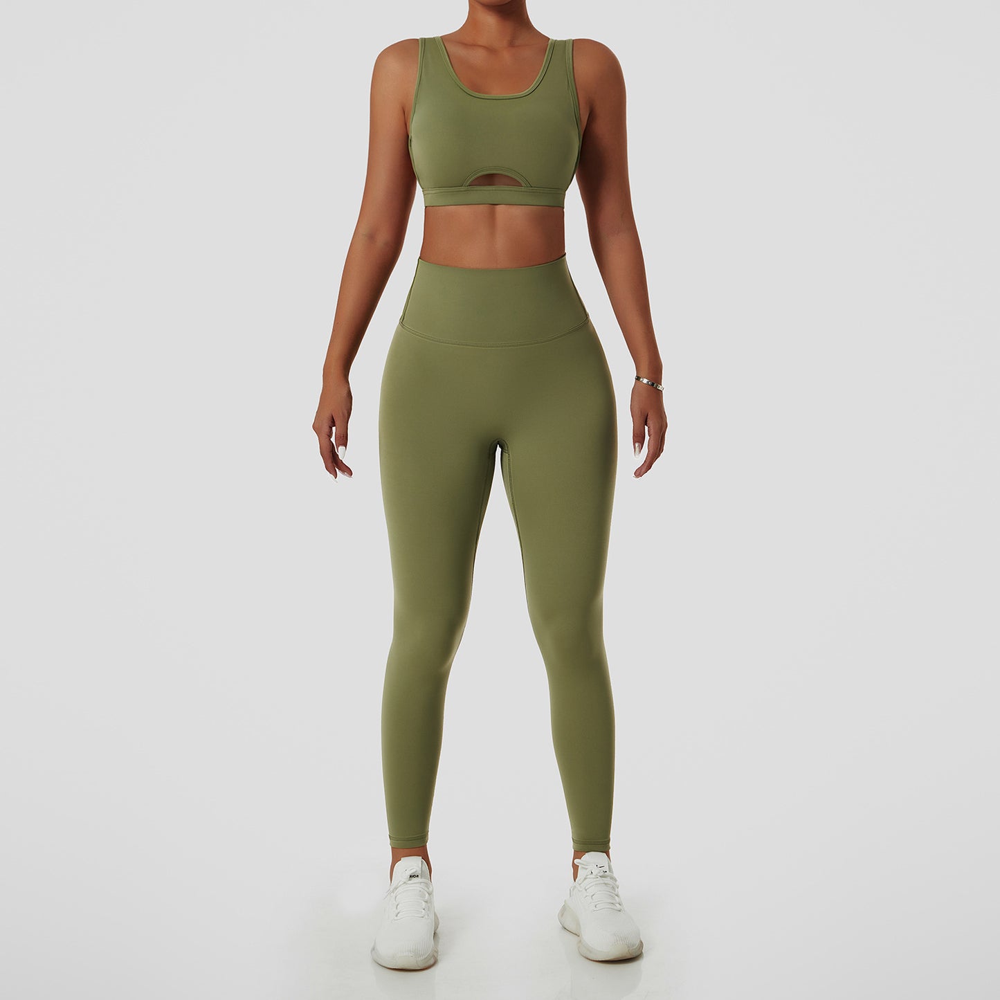 Women's Top and Bottom Yoga Clothing Set