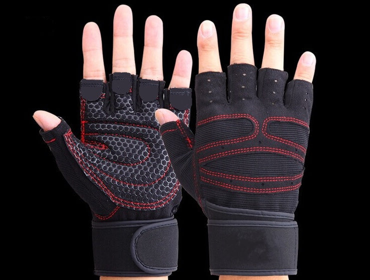 Half Finger Weightlifting Gym Gloves