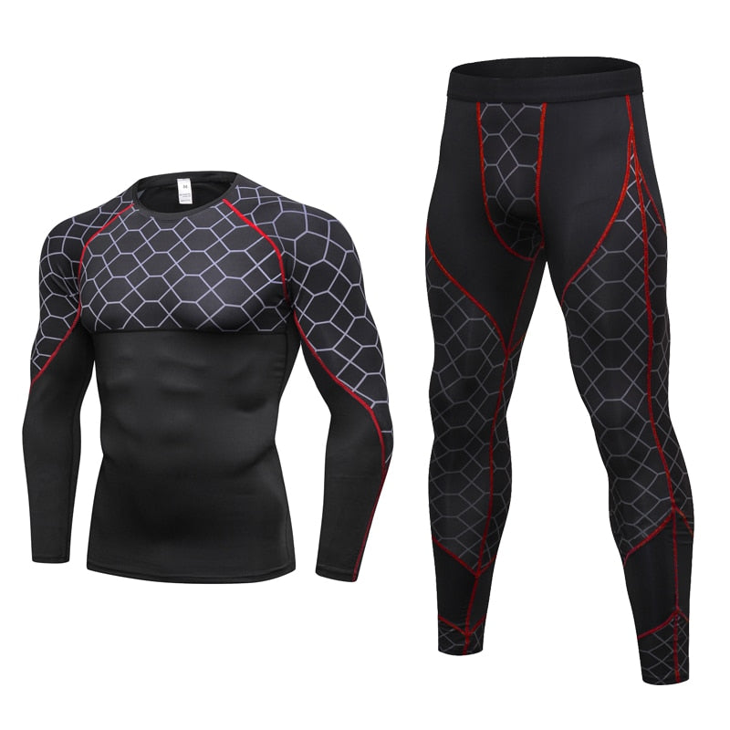 Men's Top and Bottom Athletic Wear Set