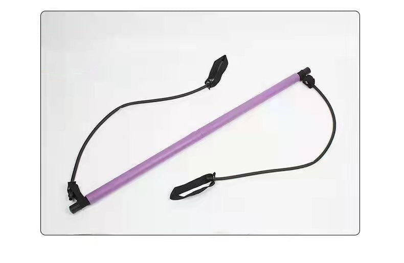 Yoga Pilates Squat Bar with Resistance Bands