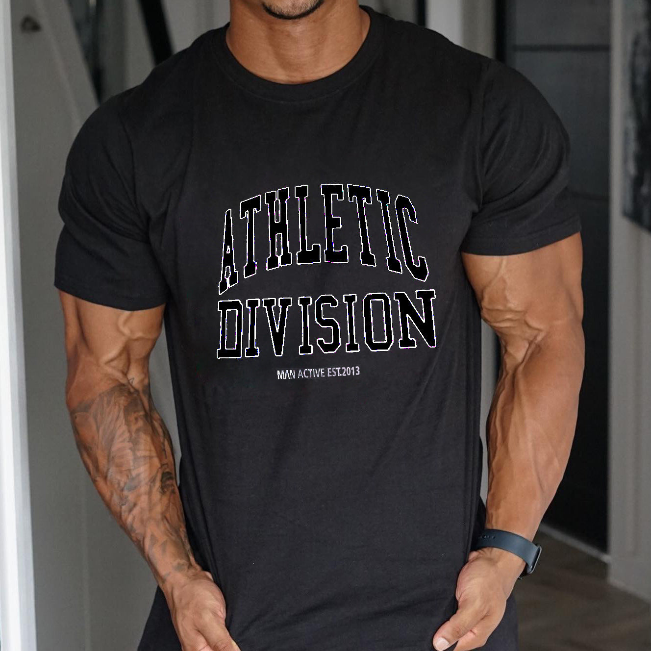 Men's Athletic Short Sleeved Shirt