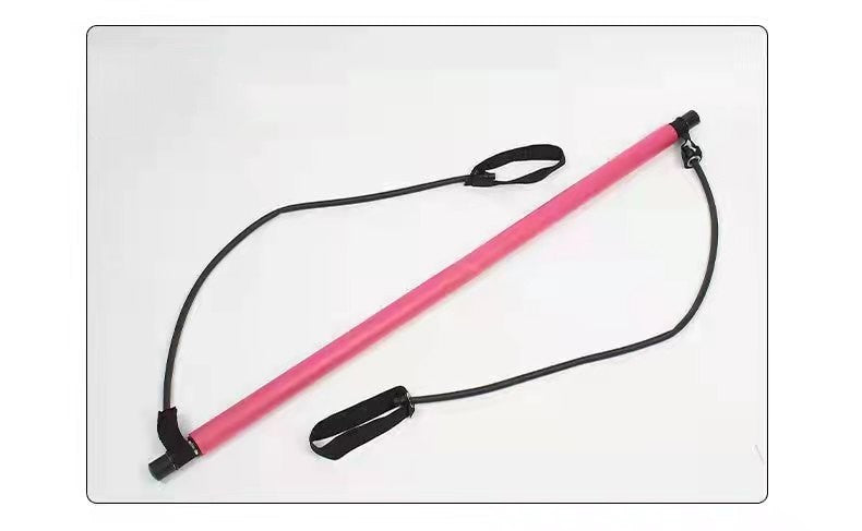 Yoga Pilates Squat Bar with Resistance Bands