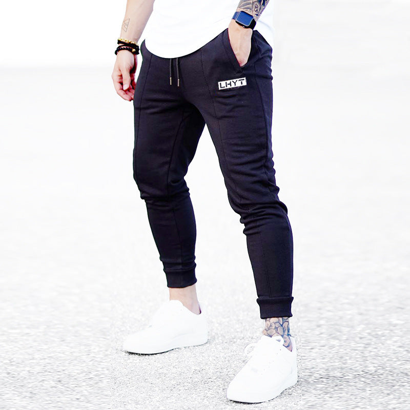 Men’s Athletic Fitted Pants with Pockets