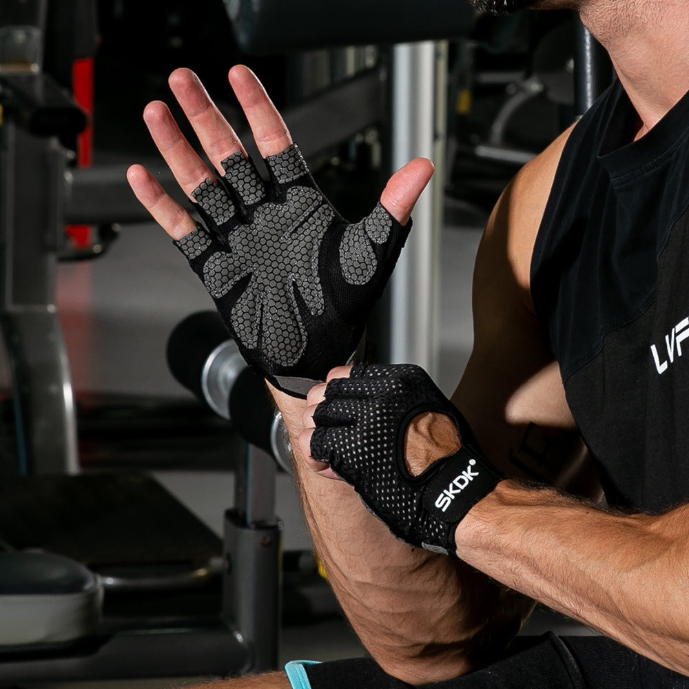 Half Finger Weightlifting Gym Gloves