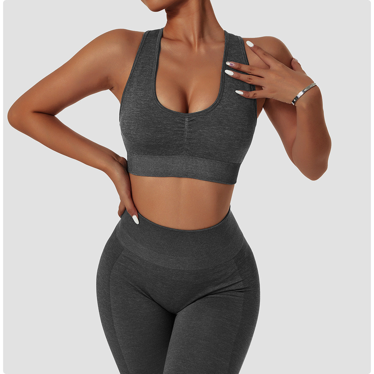 Women's Top and Bottom Yoga Clothing Set