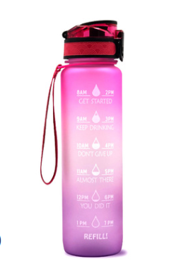 Frosted Gradient Water Bottle