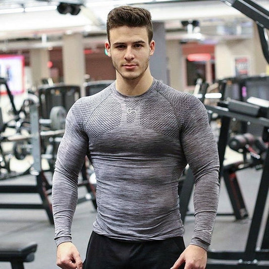 Men's Athletic Long Sleeved Shirt