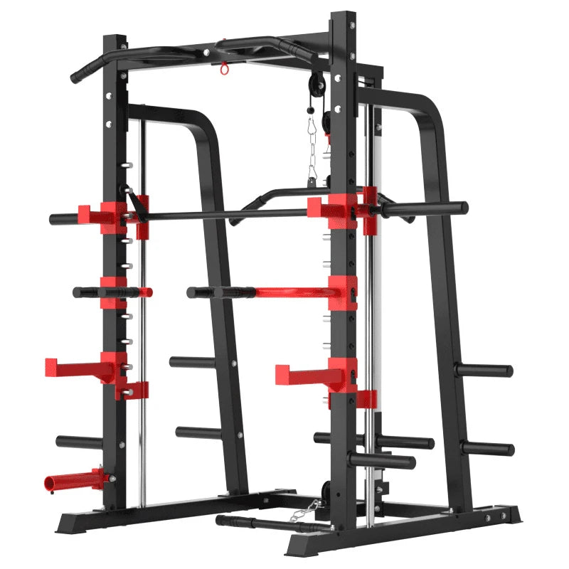 Multifunctional Workout Rack with Bench Press