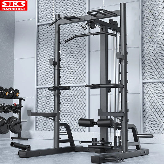 Multi-functional Weight Lifting Squat Rack