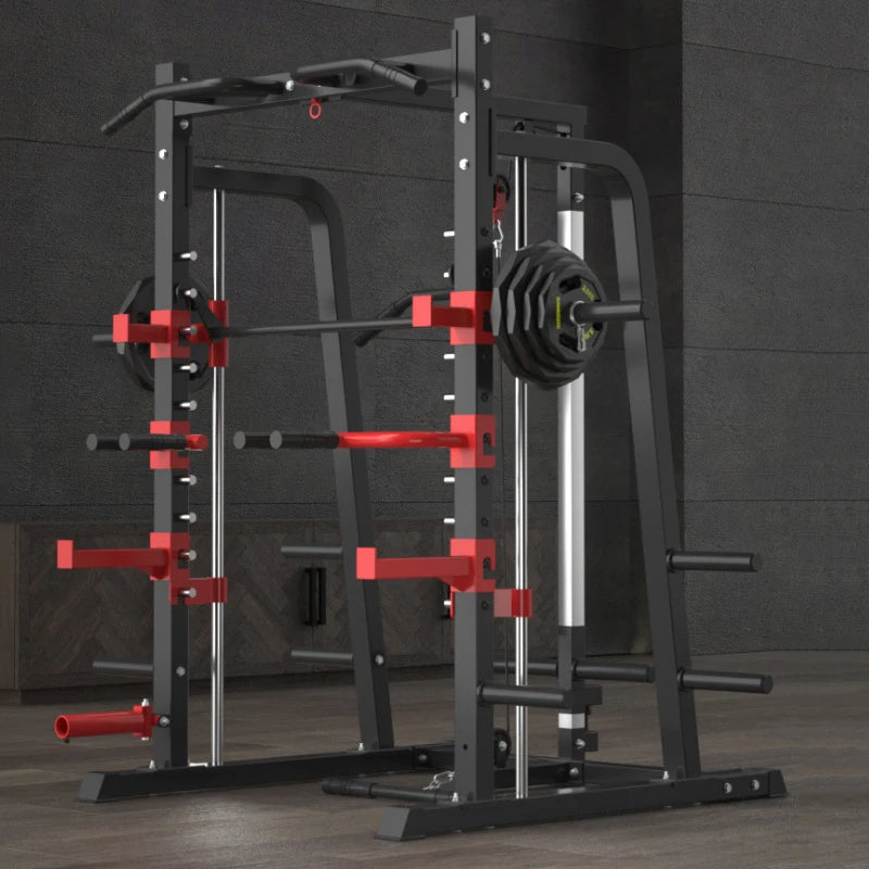 Multifunctional Workout Rack with Bench Press