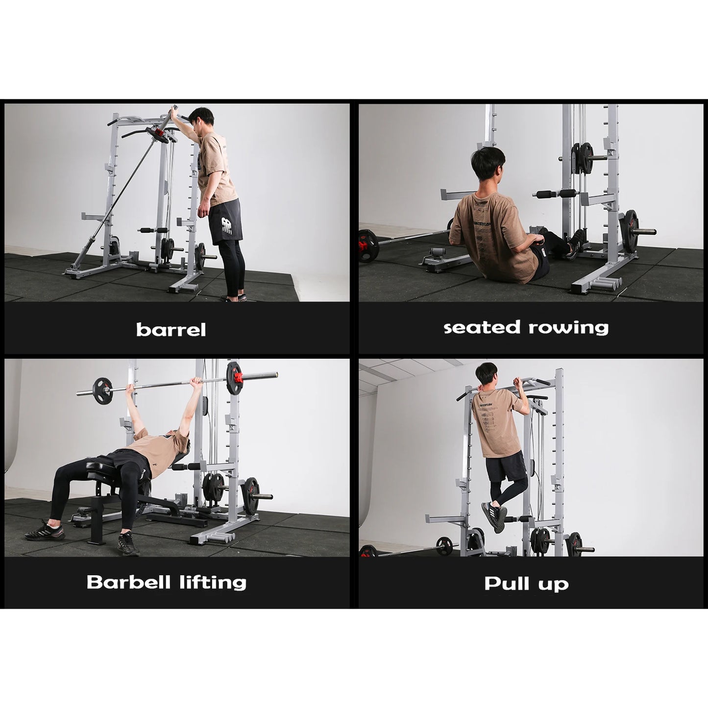 Multi-functional Weight Lifting Squat Rack