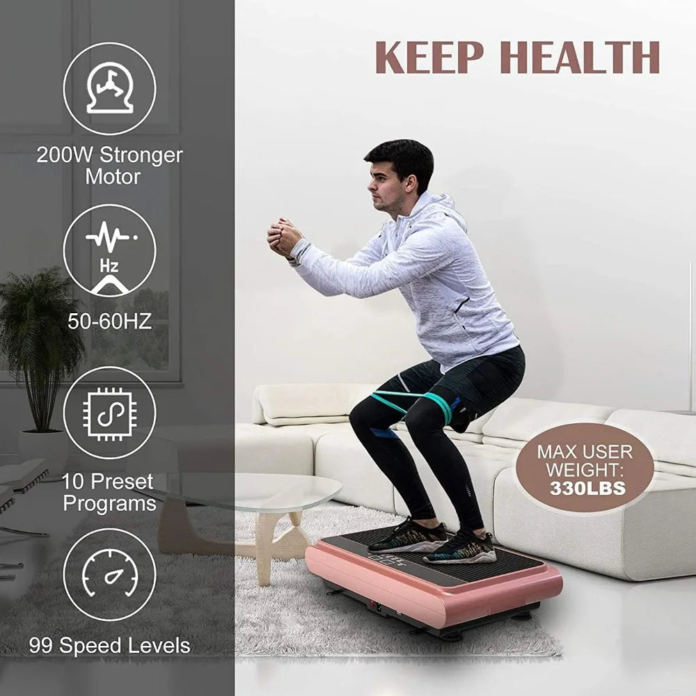 Vibration Plate Exercise Machine