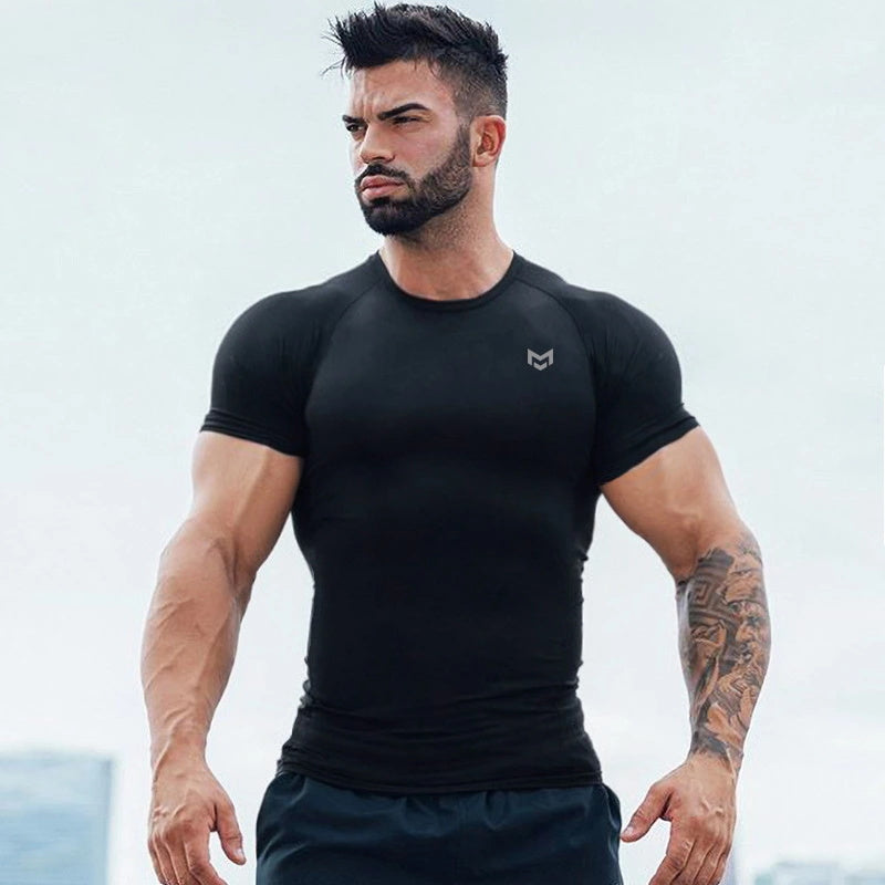 Men's Athletic Short Sleeved Shirt