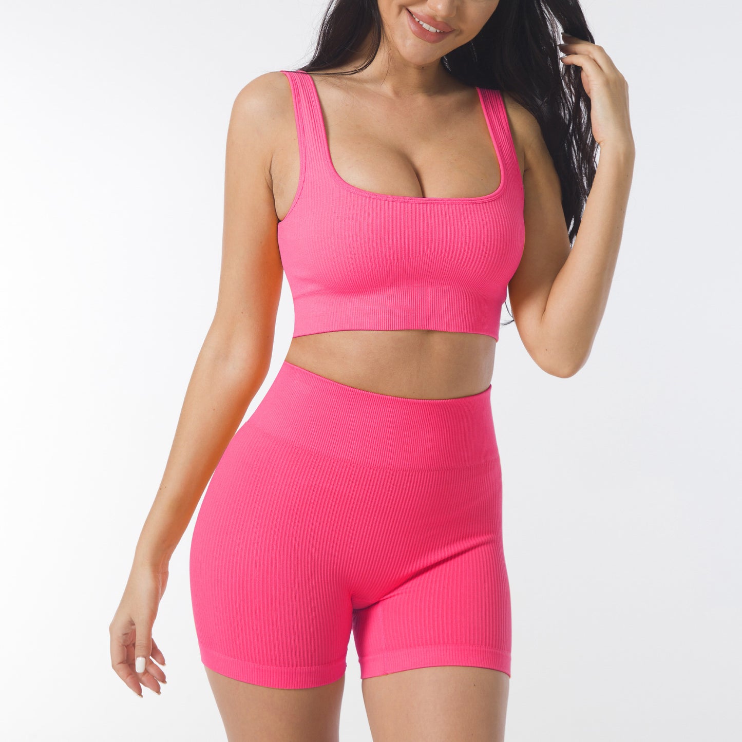 Women's Top and Bottom Yoga Clothing Set