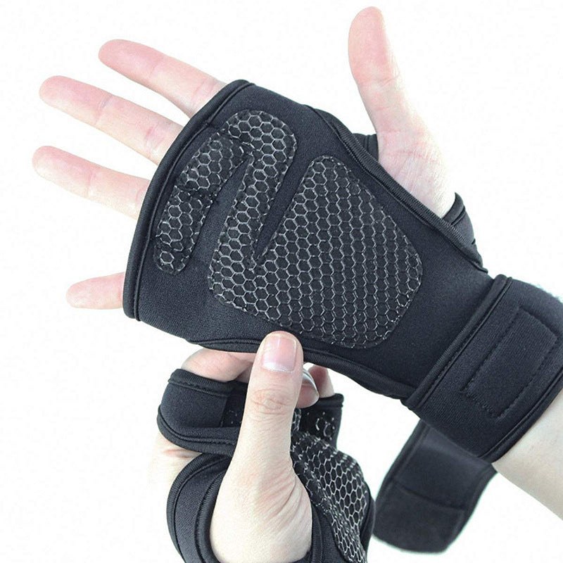 Half Finger Weightlifting Gym Gloves