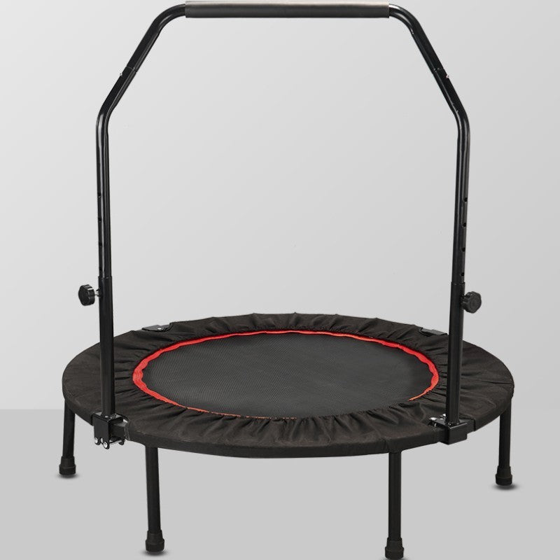 Exercise Trampoline with Hand Rail