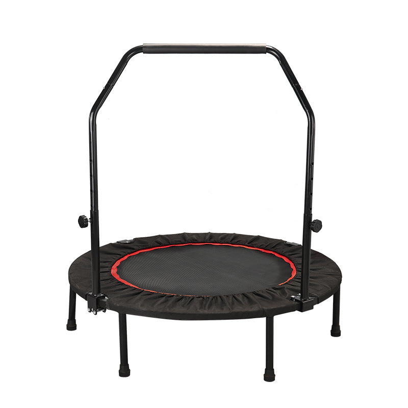 Exercise Trampoline with Hand Rail