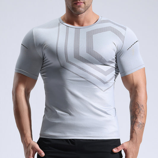 Men's Athletic Short Sleeved Shirt