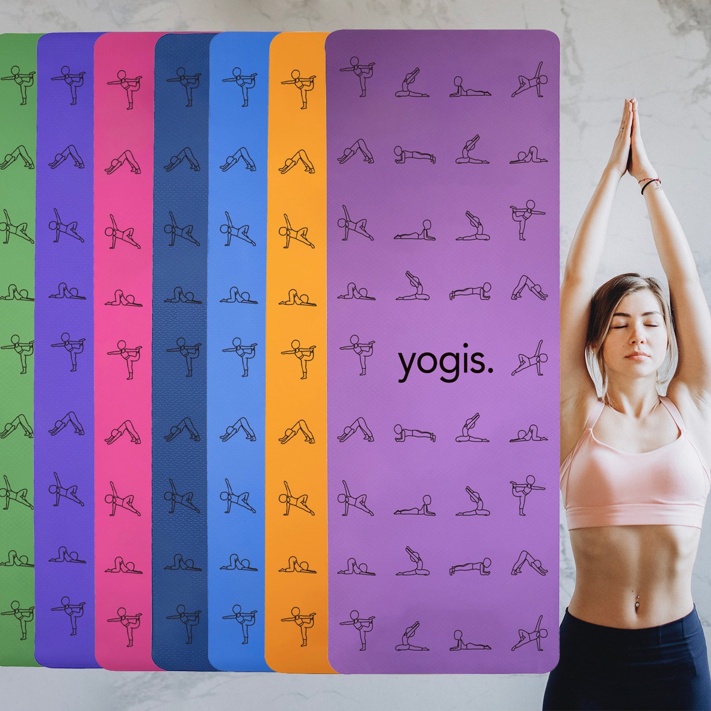 Yoga Mat Posture Movement Guide