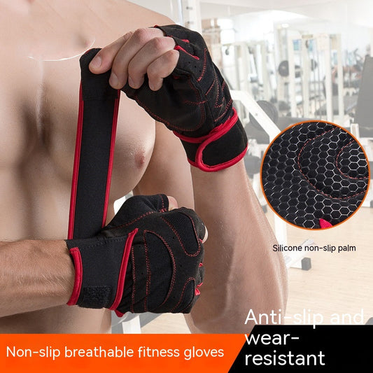 Half Finger Weightlifting Gym Gloves