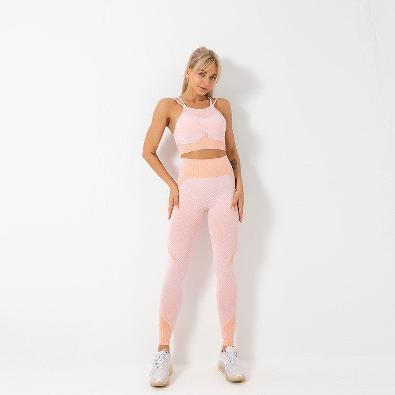 Women's Tops and Bottom Yoga Clothing Set