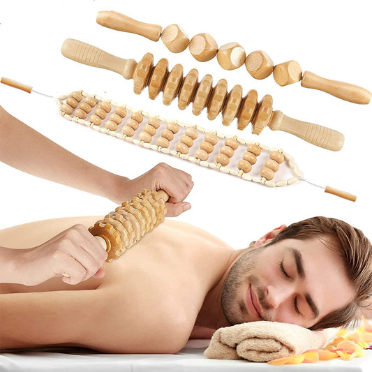 3pcs Wooden Anti-Cellulite Massager